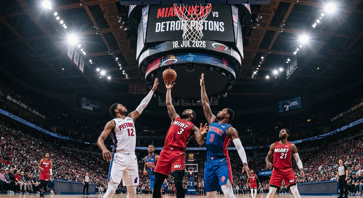 Prognoza Miami Heat vs Detroit Pistons