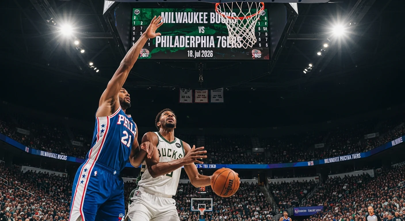 Prognoza Milwaukee Bucks vs Philadelphia 76ers