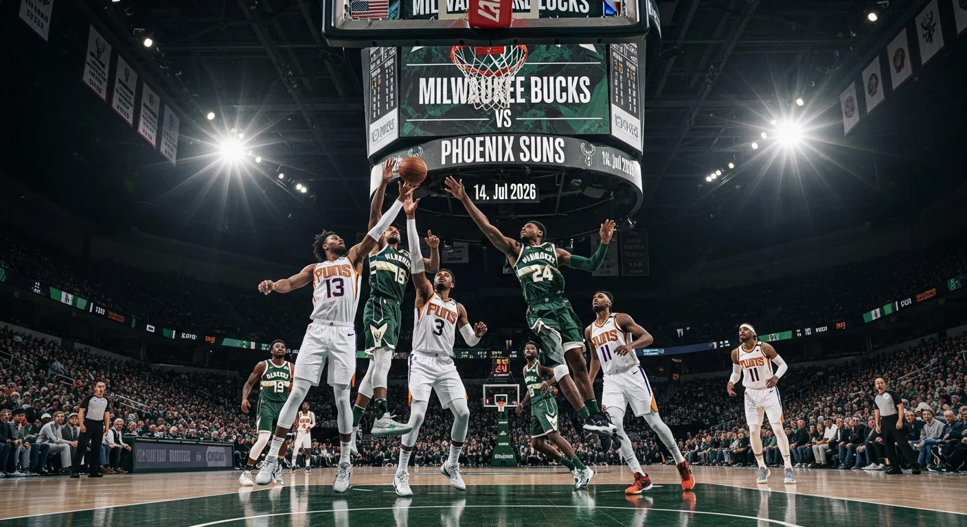 Prognoza Milwaukee Bucks vs Phoenix Suns