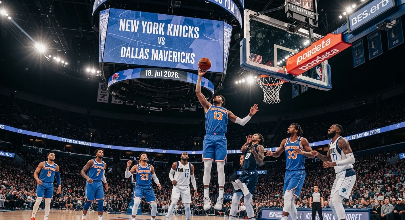 Prognoza New York Knicks vs Dallas Mavericks