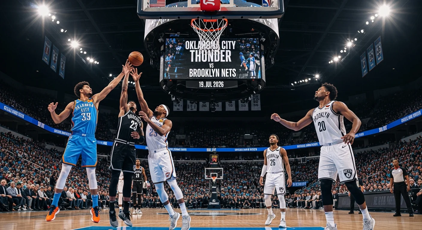Prognoza Oklahoma City Thunder vs Brooklyn Nets