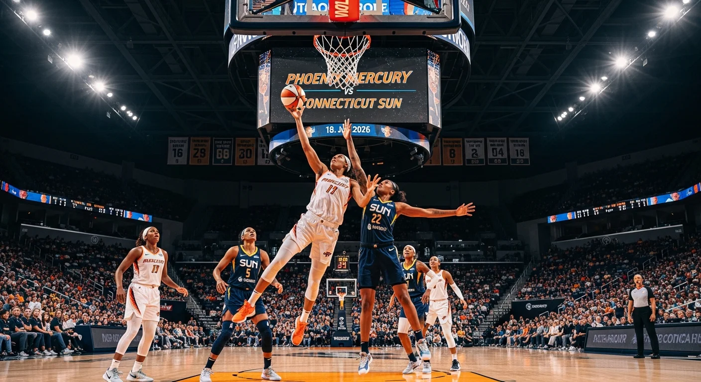Prognoza Phoenix Mercury vs Connecticut Sun