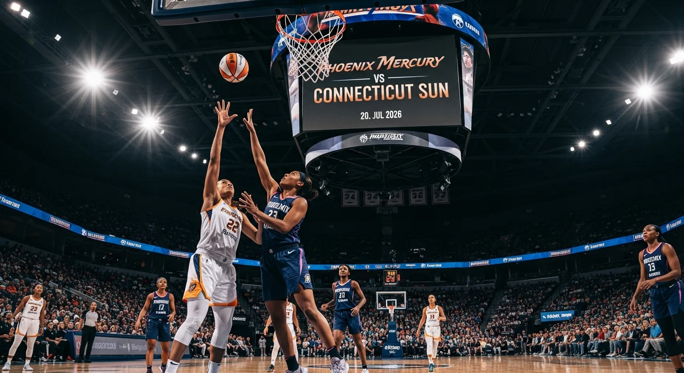 Prognoza Phoenix Mercury vs Connecticut Sun